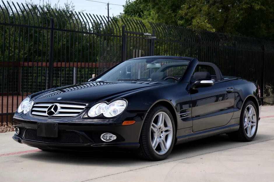 2007 Mercedes-Benz SL600 preto