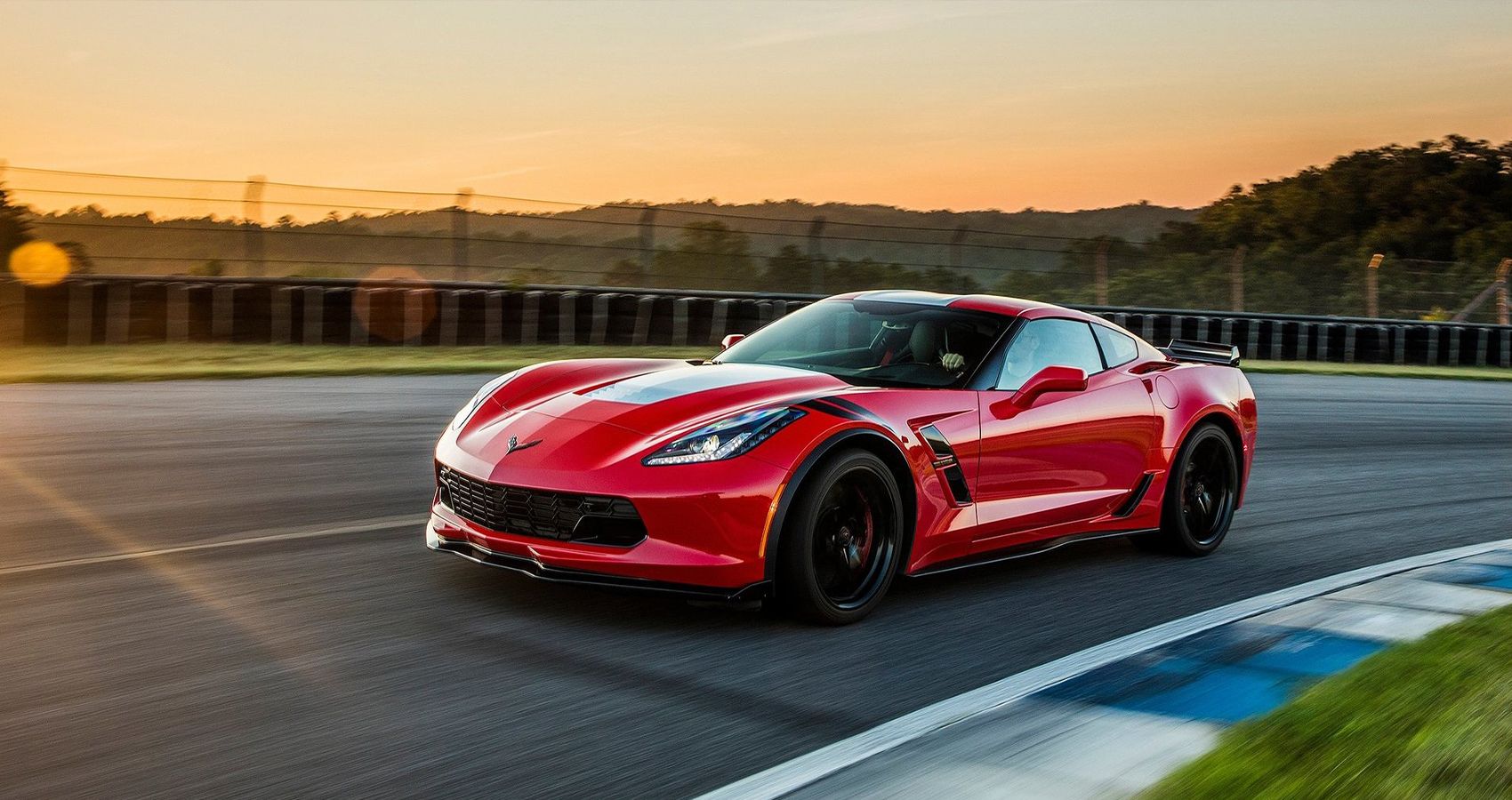 2017 Chevrolet Corvette in Red Front View
