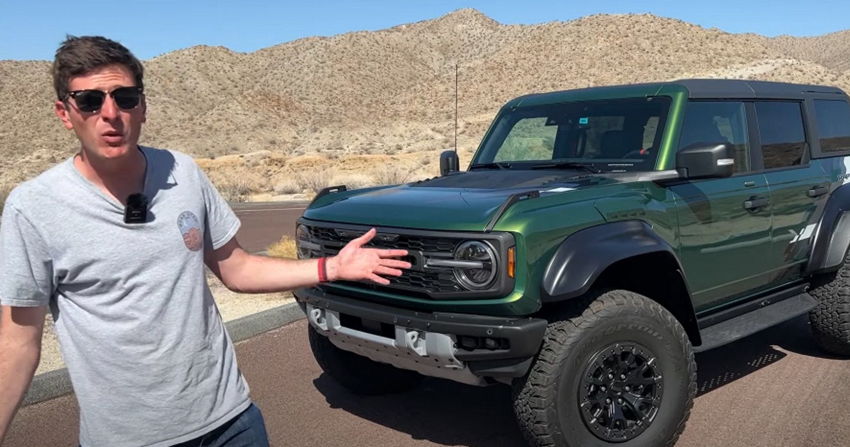 TFLCar Presenter with the 2022 Ford Bronco Raptor