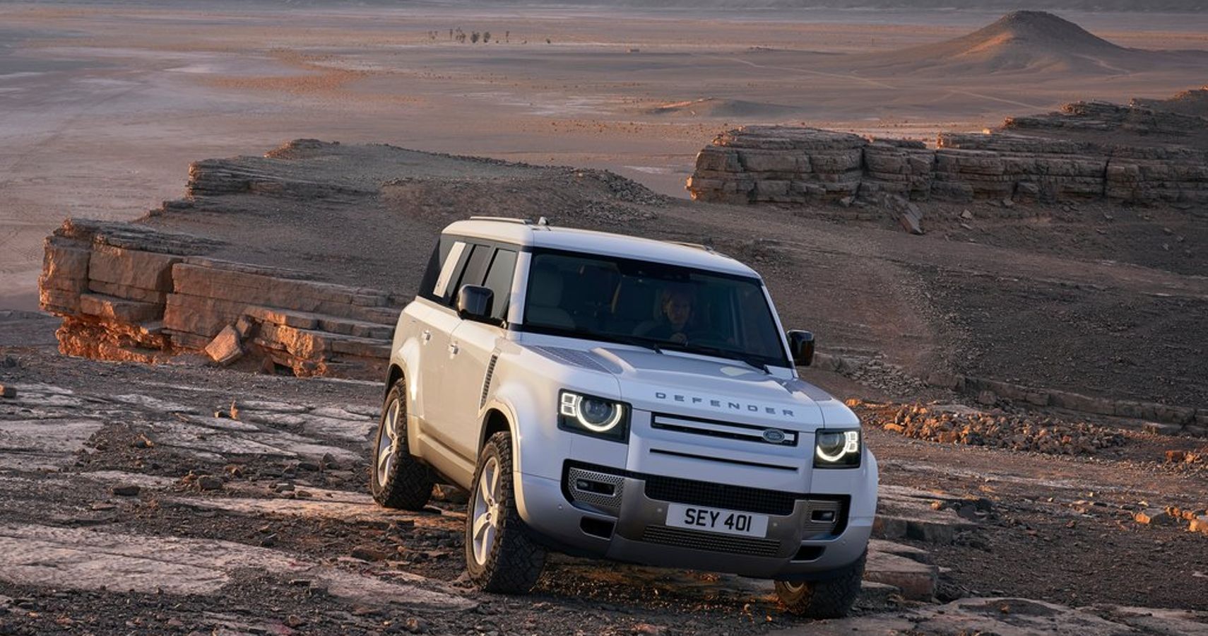 2023 Land Rover Defender 130 off-roading hd view