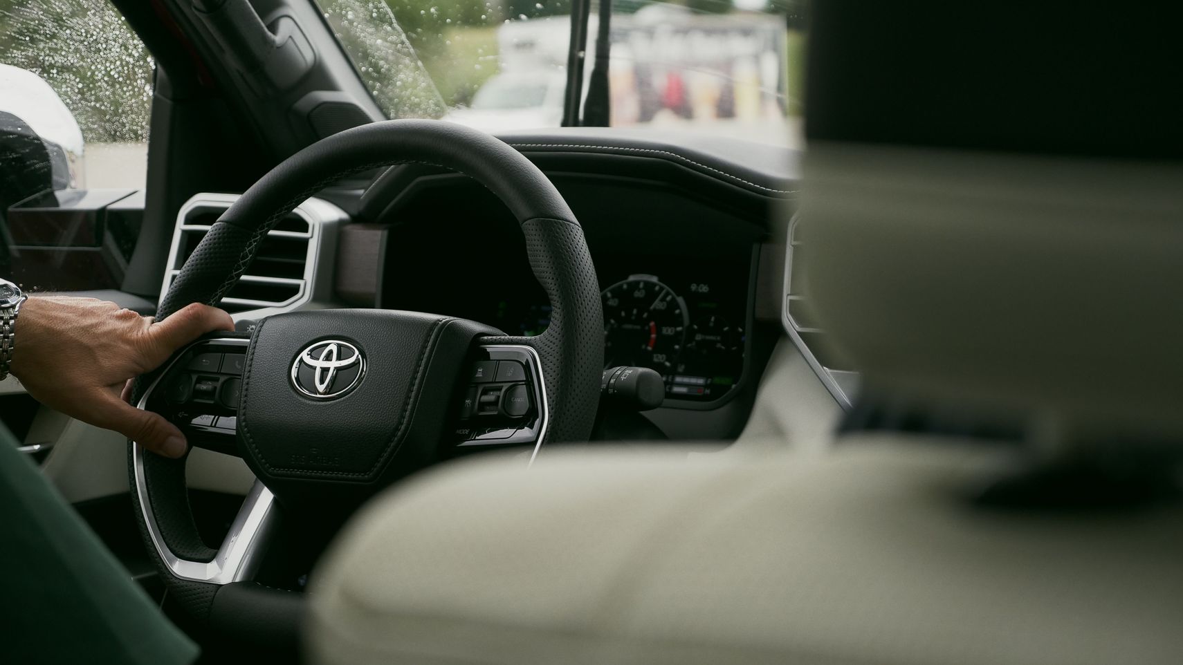 Interior of the 2023 Toyota Sequoia Capstone