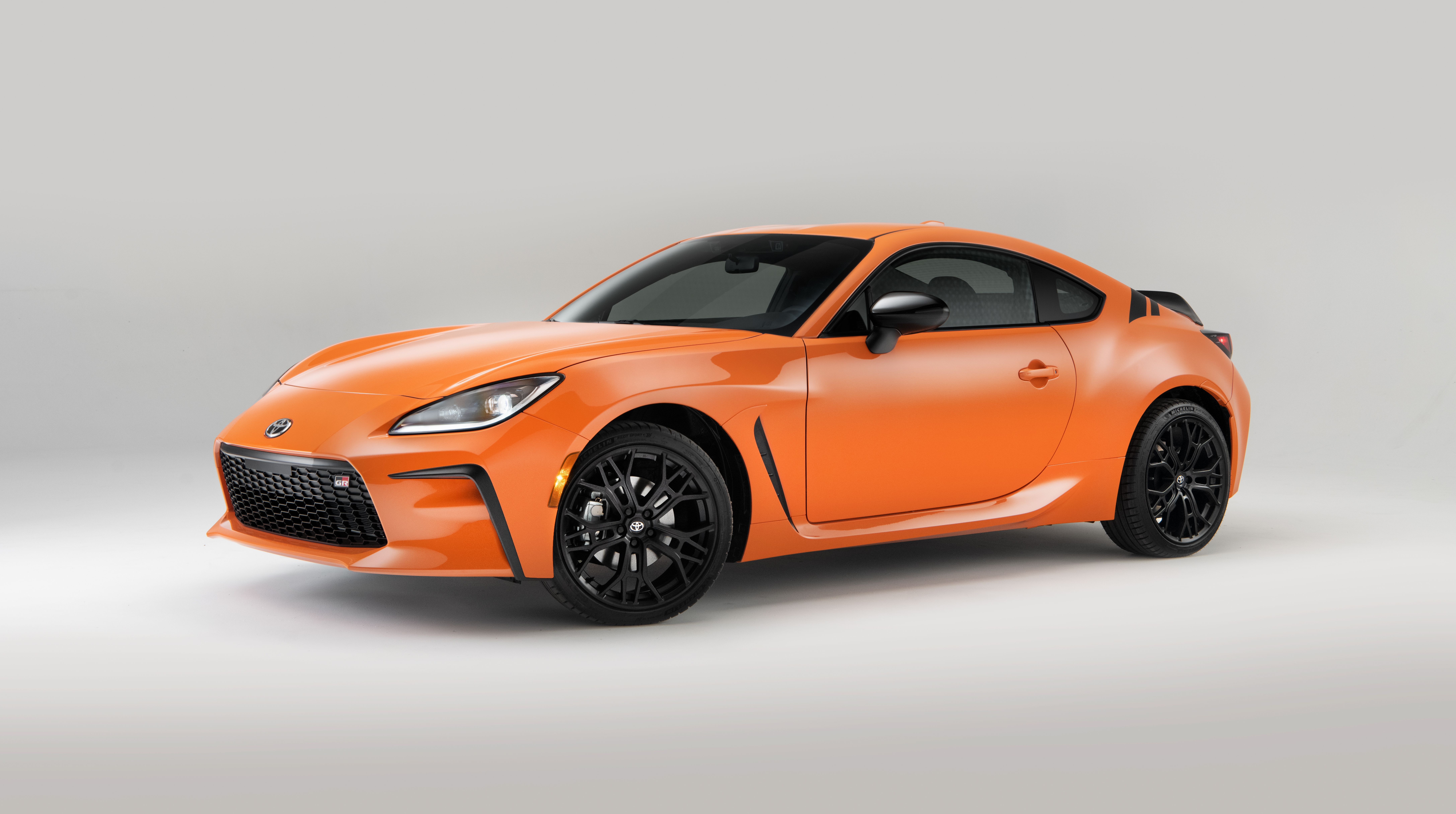 The 2023 Toyota GR86 Special Edition painted in orange