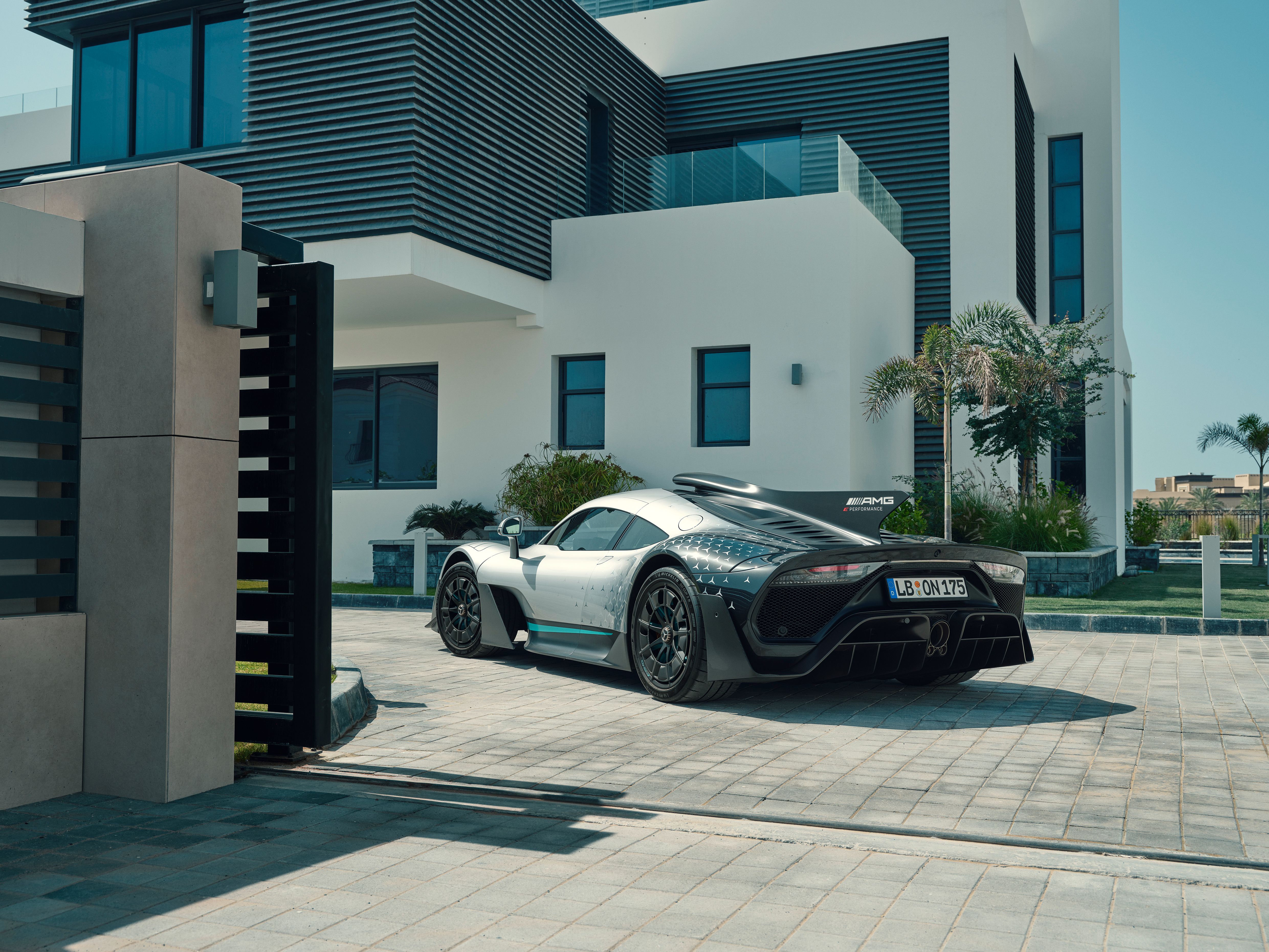Mercedes-AMG One Rear Quarter View Parked
