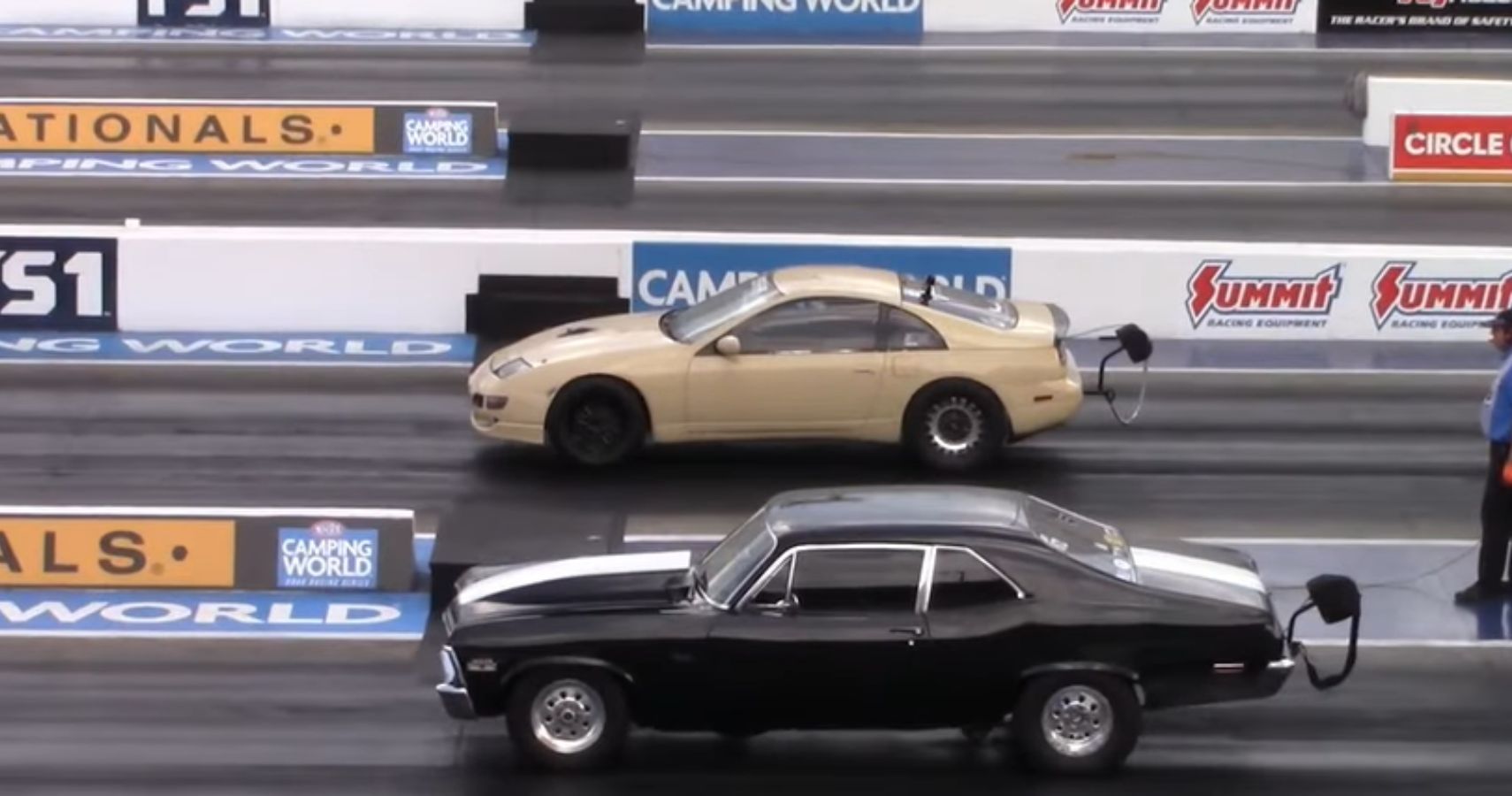 Two Of Chevrolet's Best Sports Cars Take On A JDM Legend At The 1 