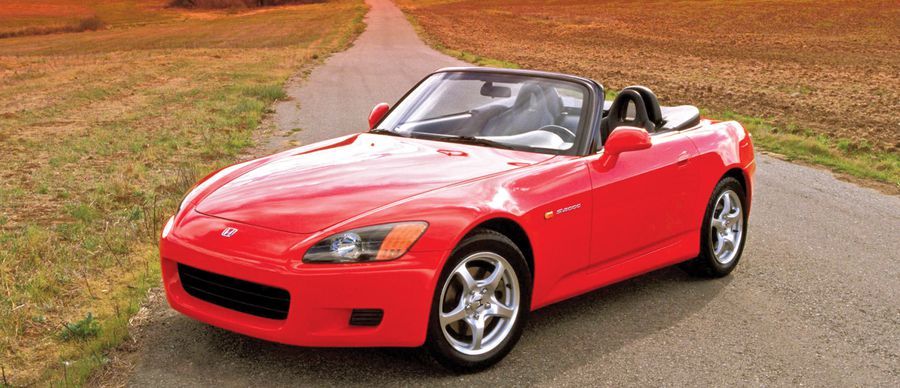 Honda S2000 AP1 Front Quarter View Red