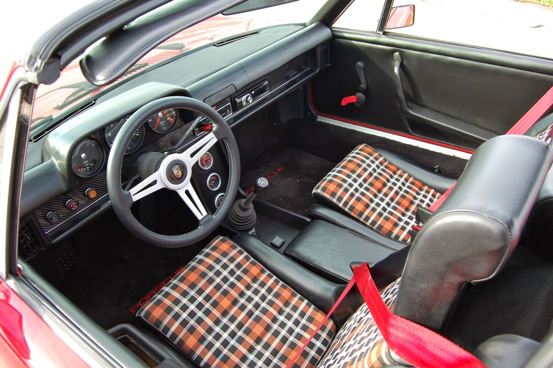 Porsche 914 plaid on sale seats