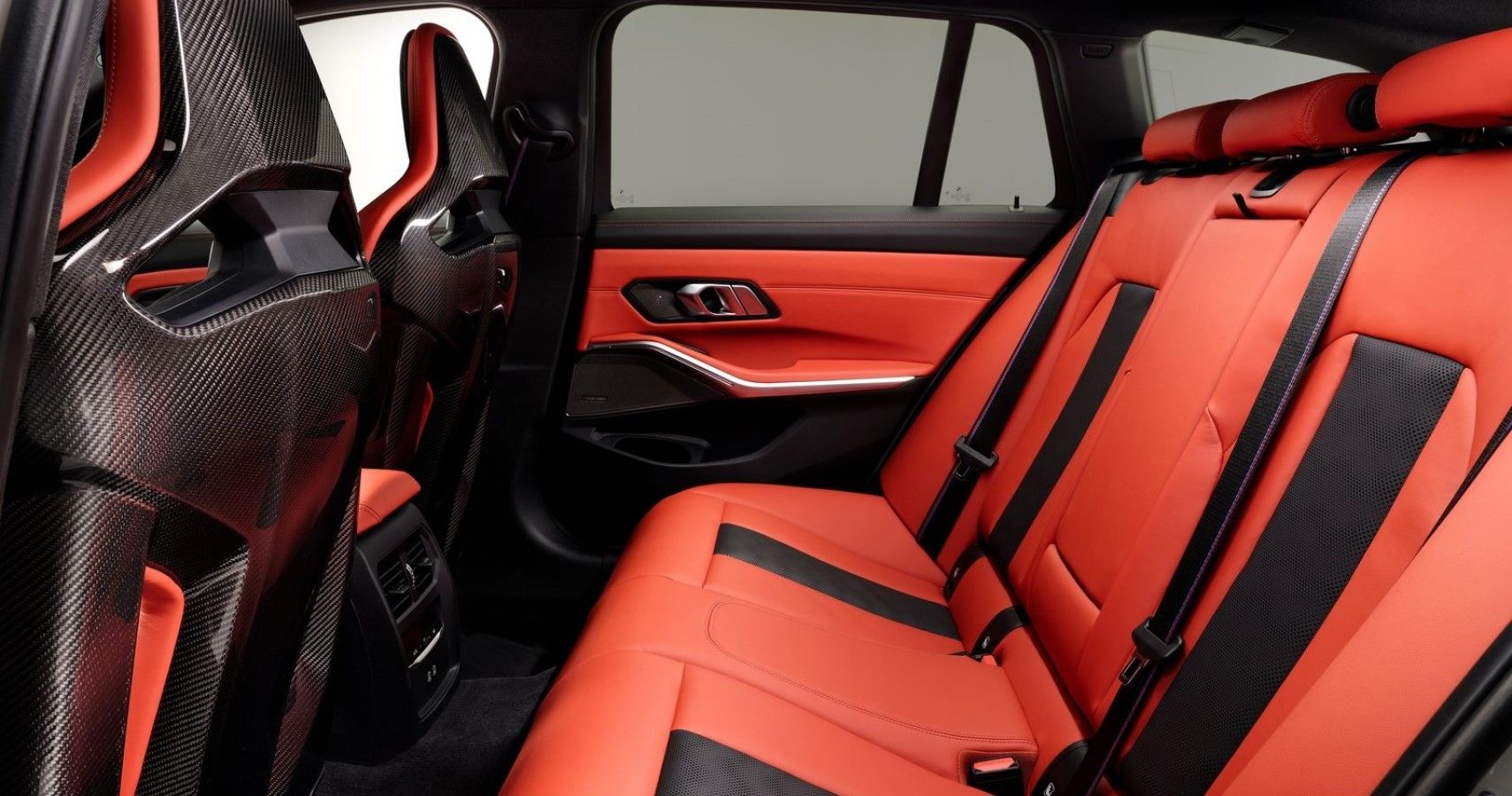 2023 BMW M3 Touring second row seating layout view