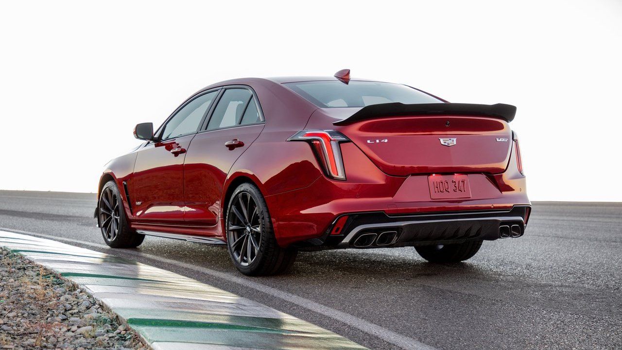Cadillac-CT4-V_Blackwing-2022, Red