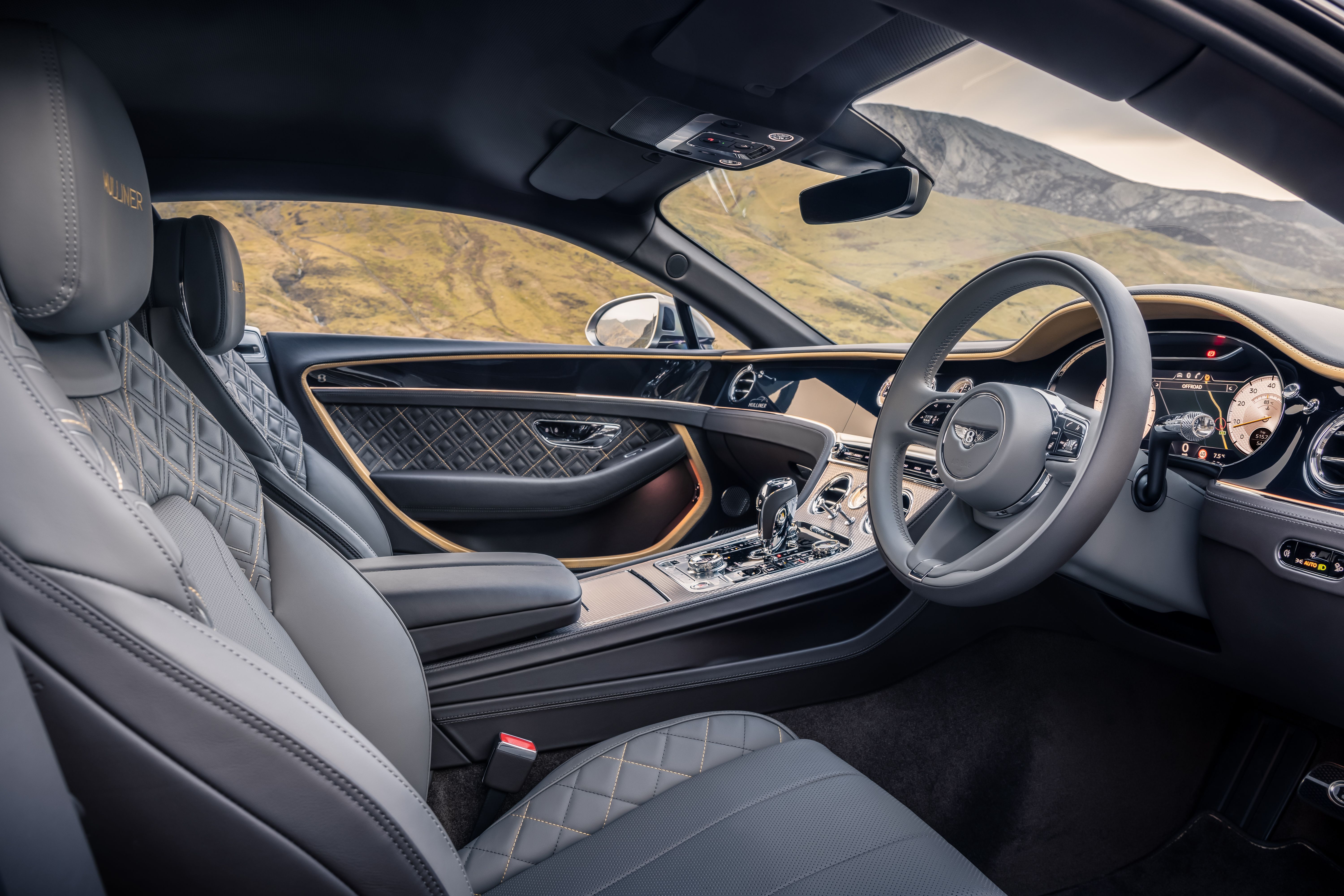 Bentley Continental GT Mulliner interior 2023