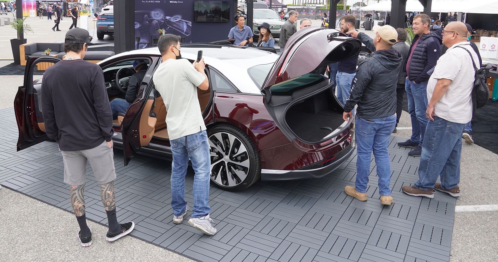 Electrify Expo Event Coverage Lucid Motors Booth