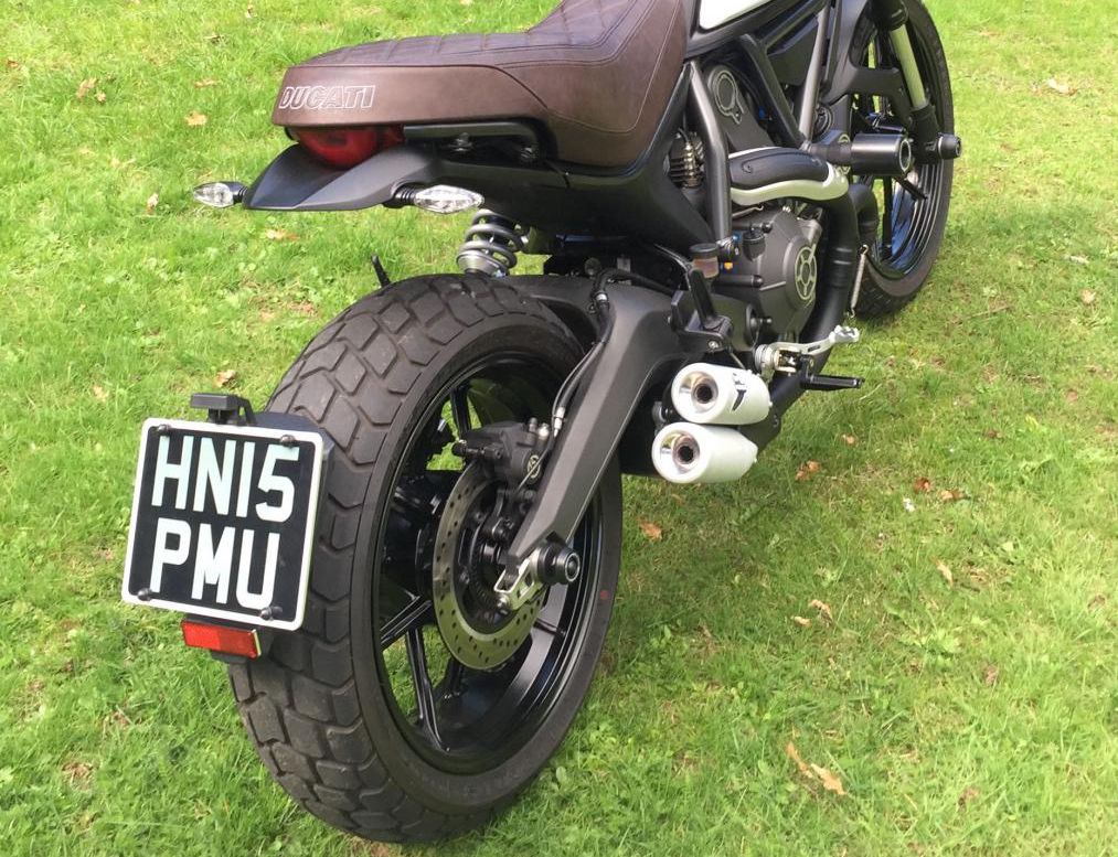 Honda Rebel With license Plate Relocater