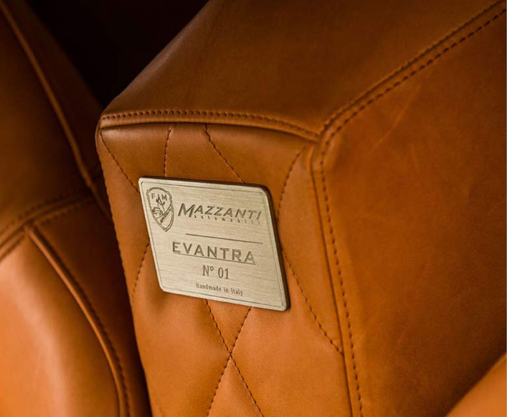 Mazzanti Evantra - No. 1 plaque