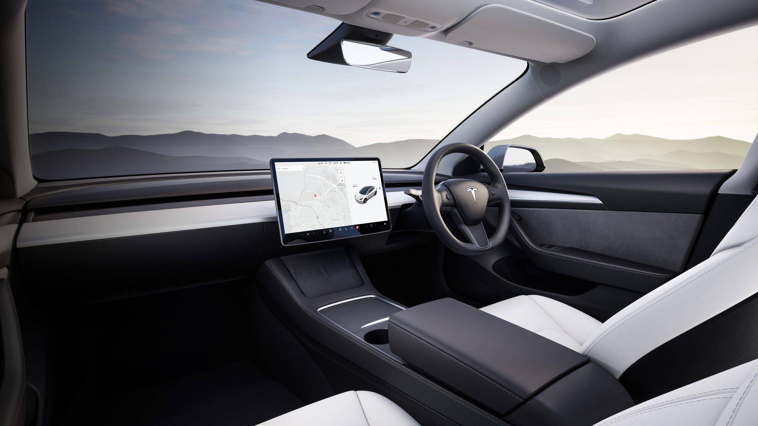 Tesla Model 3 Interiors