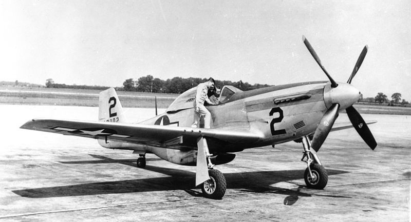 North American P-51D Mustang fighter