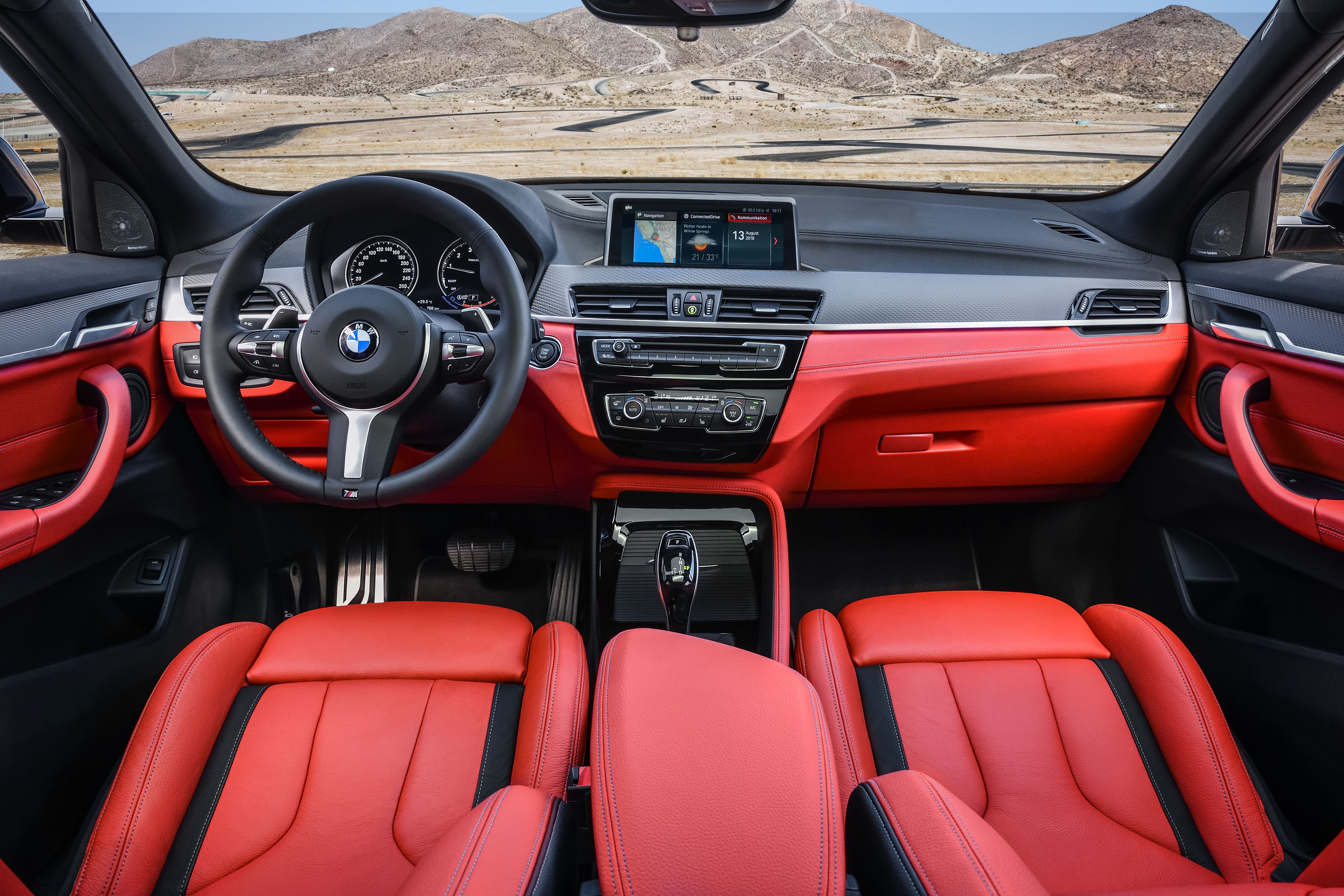The interior of the 2022 BMW X2.