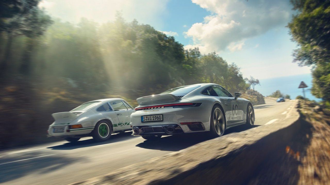 2023 Porsche 911 Sport Classic Driving, Low Angle Shot