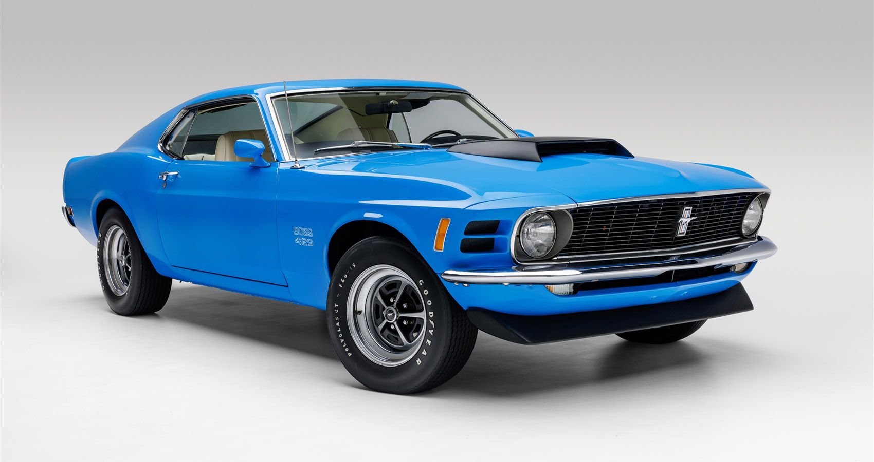 1970 Ford Mustang Boss 429 In Grabber Blue Is Up On Barrett-Jackson