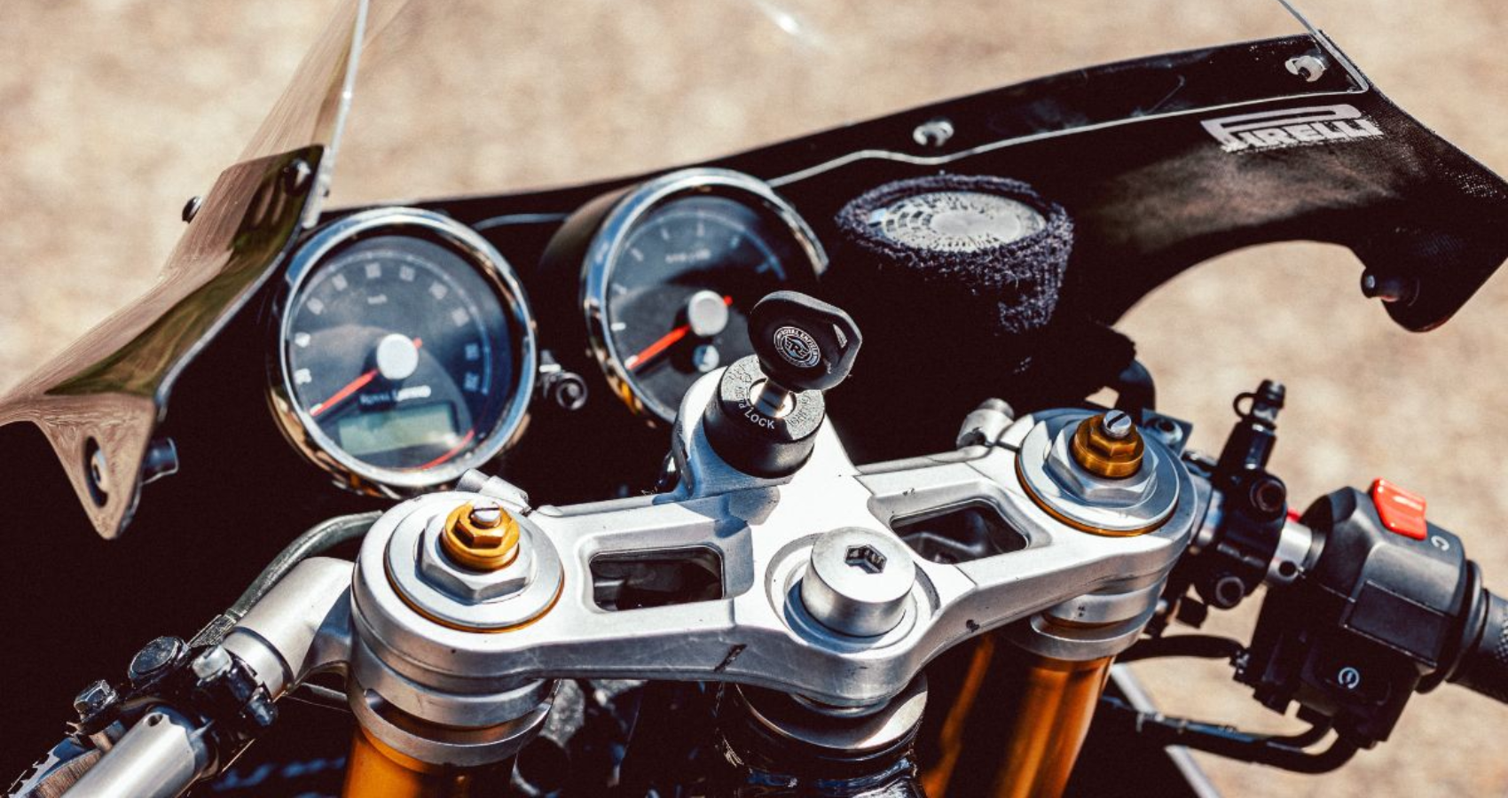 Royal Enfield Continental GT 650 Modified Cockpit View