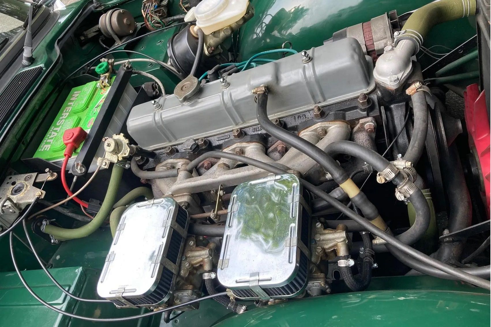 Triumph TR6 2.5-Liter Inline-Six Engine