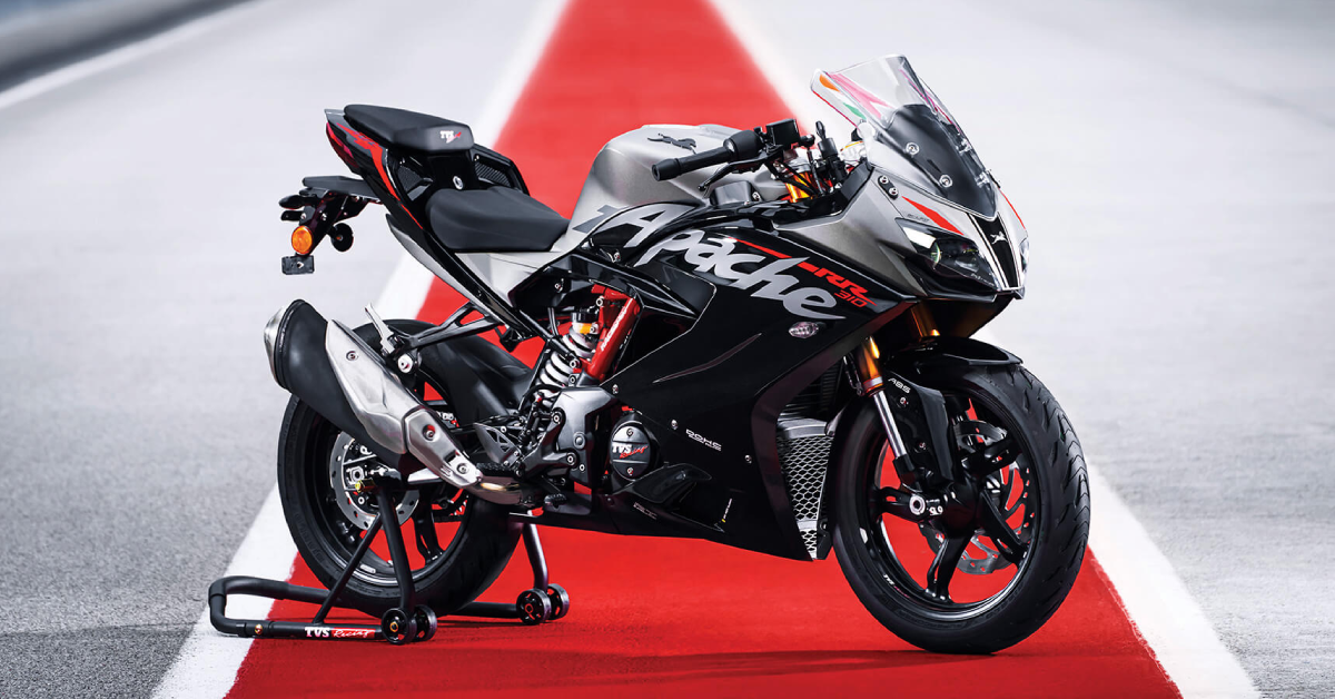 TVS Apache RR 310 Front Three Quarter View