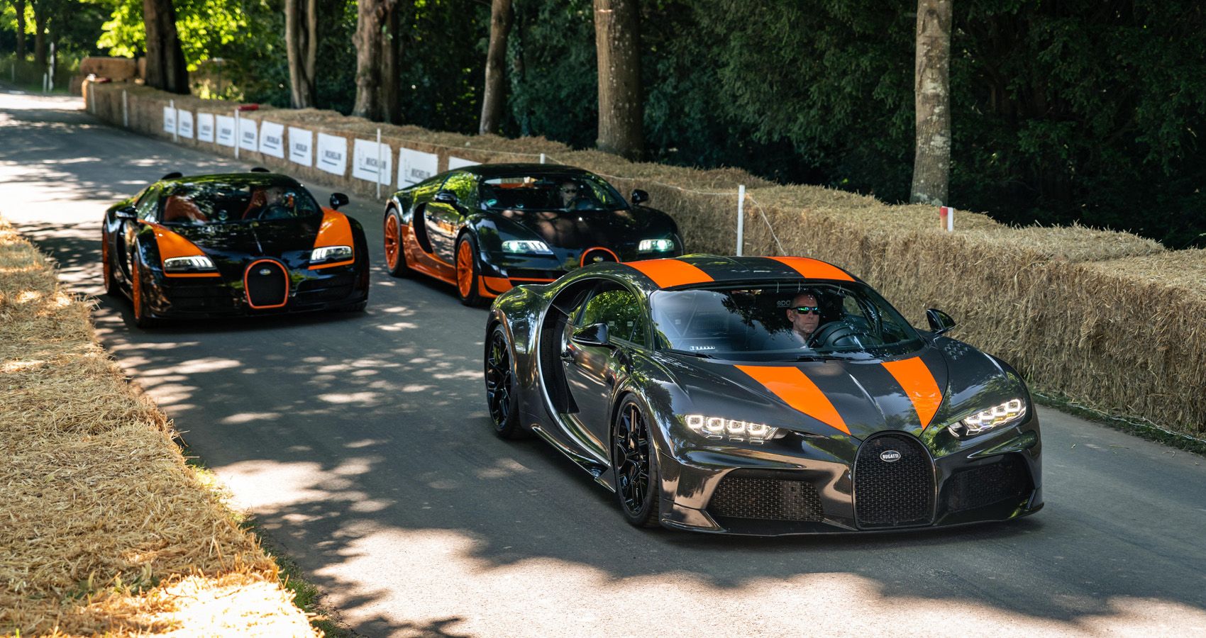 Record-Breaking Bugattis Trio Debut Together At The Goodwood Festival Of Speed 2022