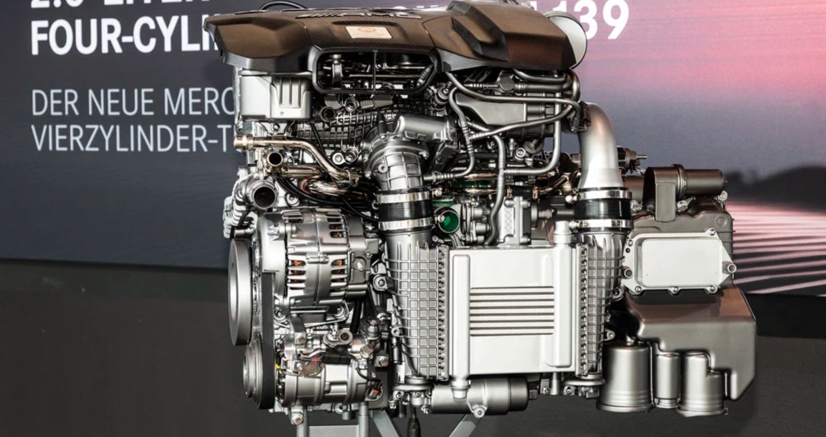 Mercedes-AMG M139 Engine at display