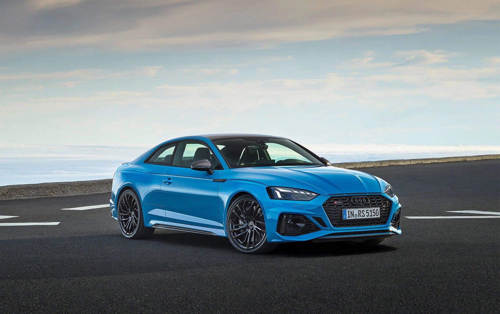 The 2022 Audi RS5 Coupe on display. 