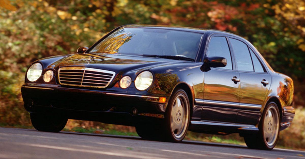 2000-Mercedes-Benz-E55-(Black)---Front-Right