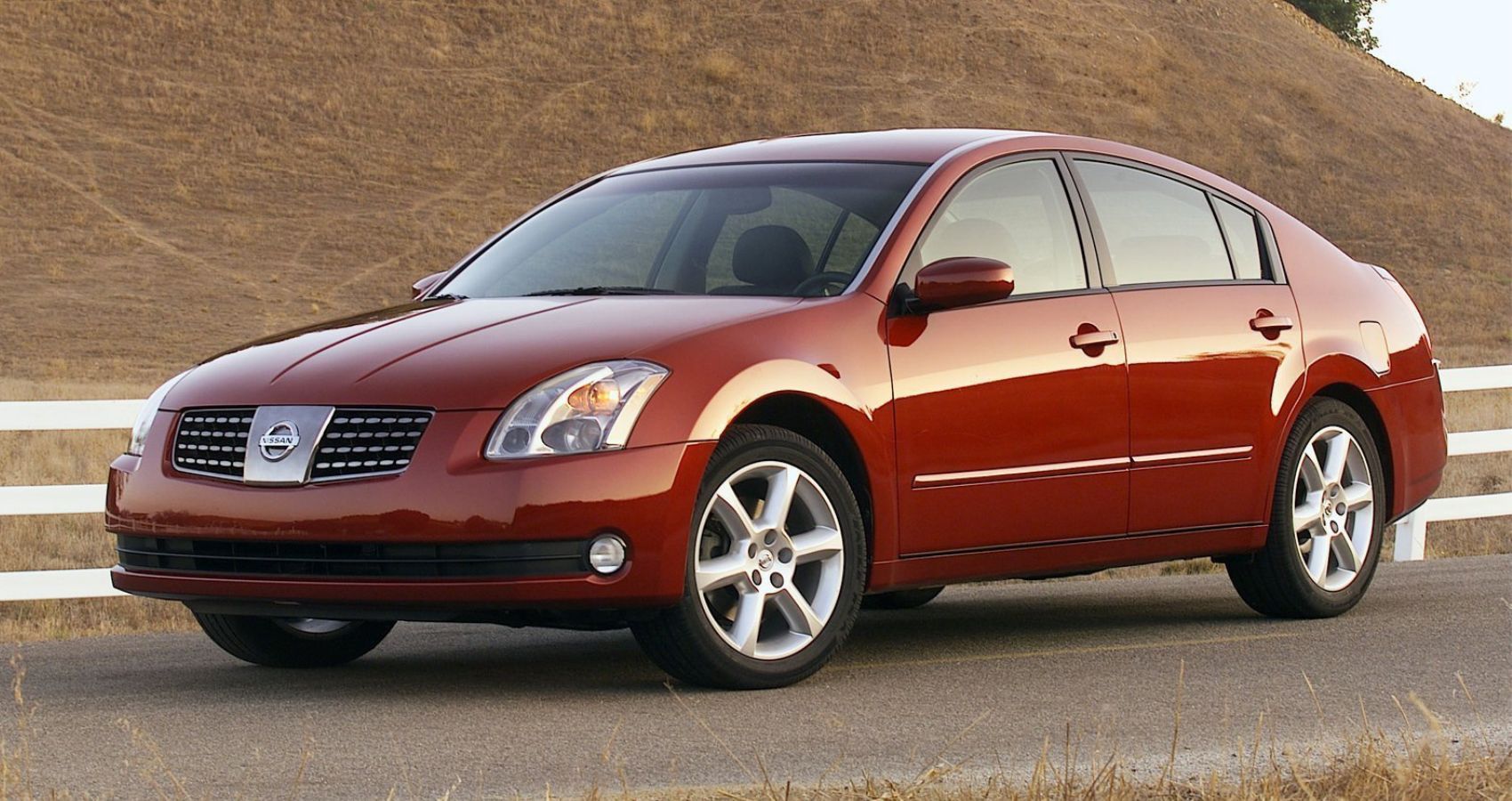 2004 Nissan Maxima In Red