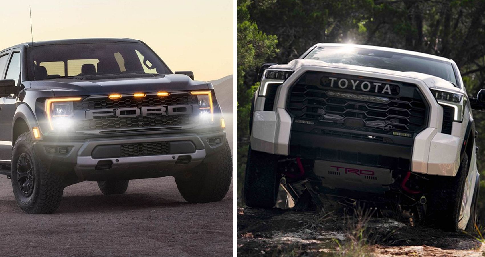 Why We Would Rather Buy The 2022 Ford F-150 Raptor Over The New Toyota