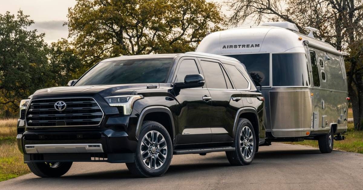 2023 Toyota Sequoia With With A Trailer