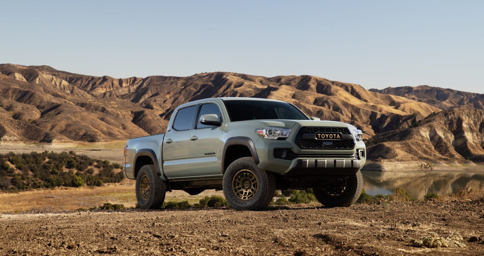 2023 Toyota Tacoma in the desert