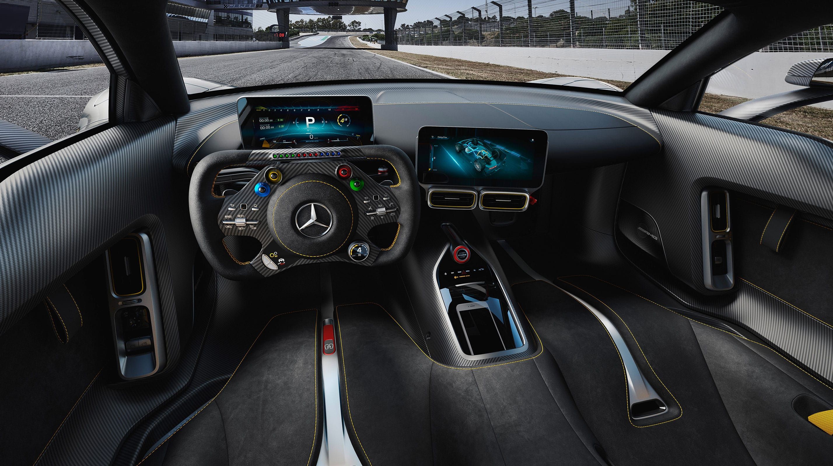 Interior of the Mercedes AMG One