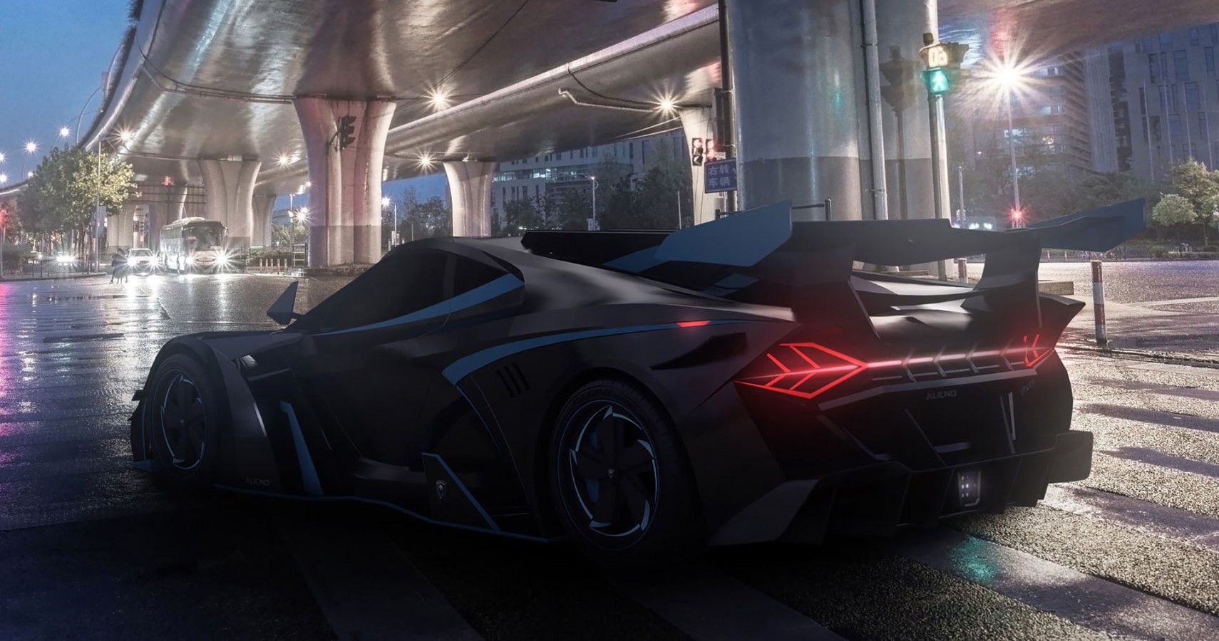 Alieno Unum rear third quarter view