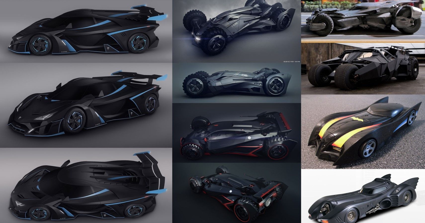 Alieno Unum design inspration collage