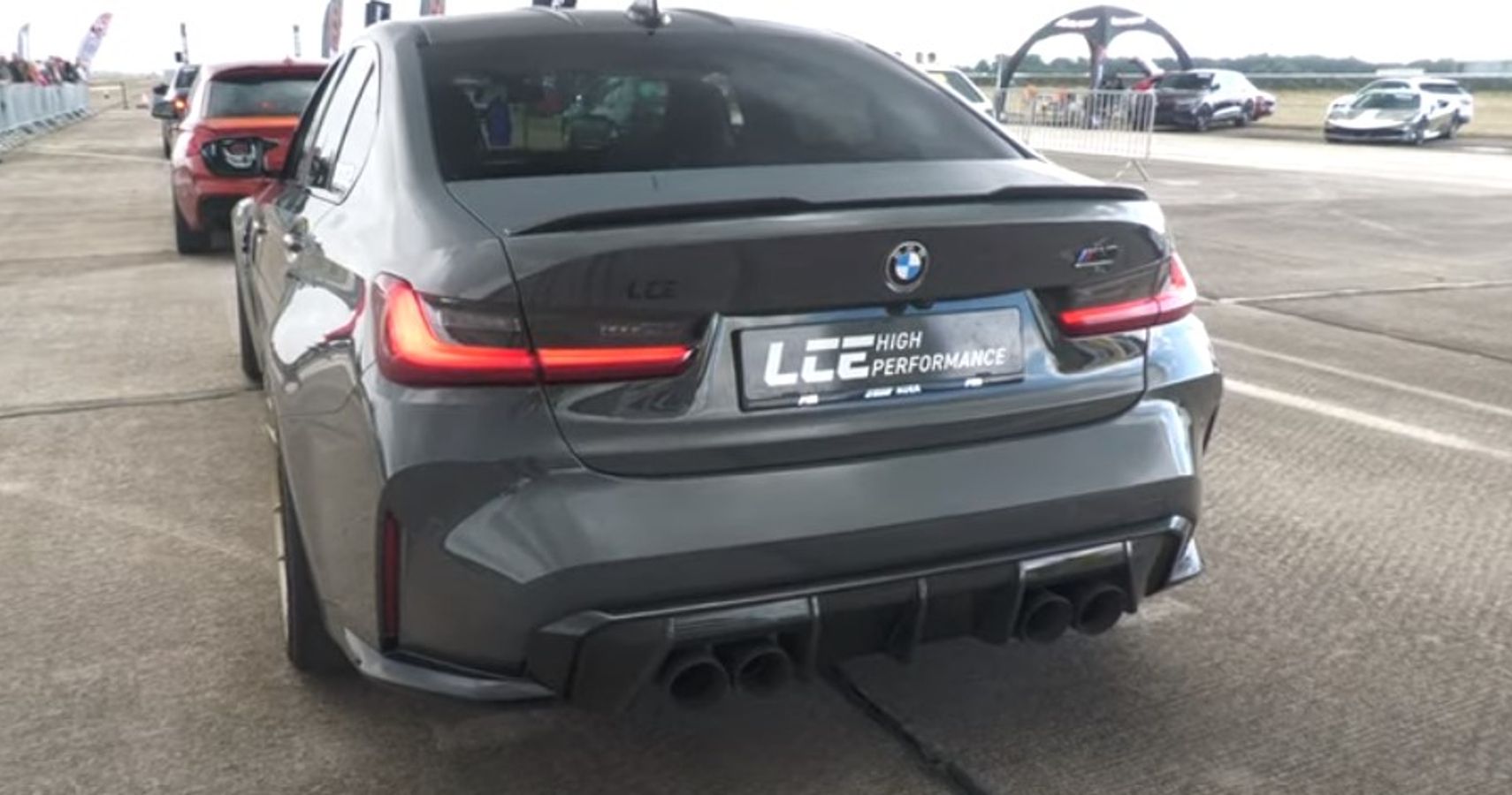 Automotive Mike YouTube Channel BMW M3 LCE rear view