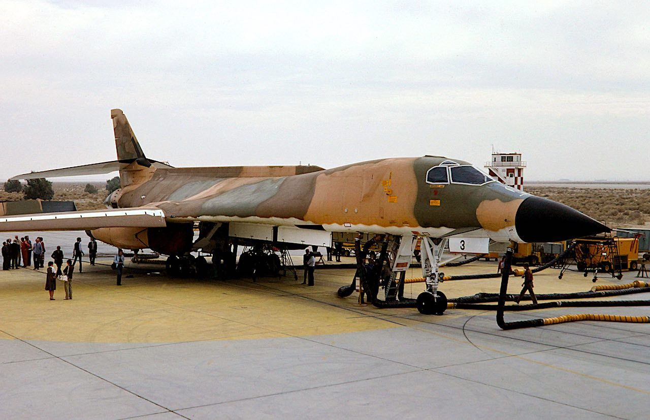 Rockwell B-1A Lancer Parked On The Ground