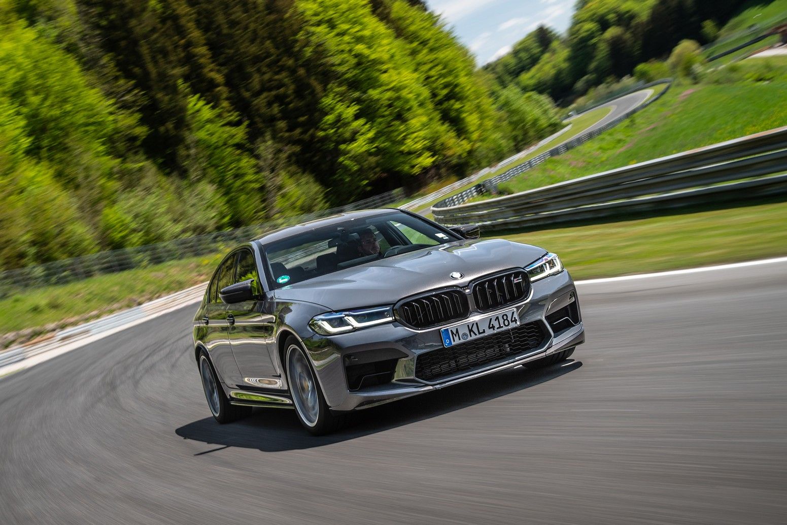 BMW M5 Competition On Track