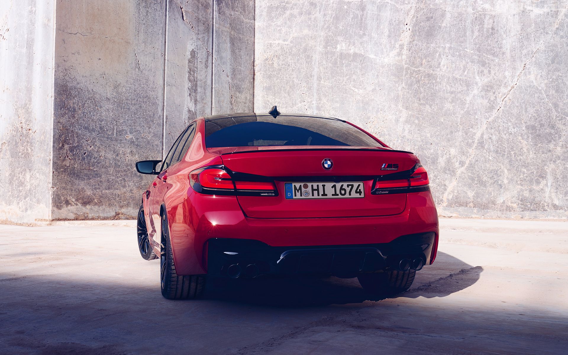 BMW M5 Competition Red