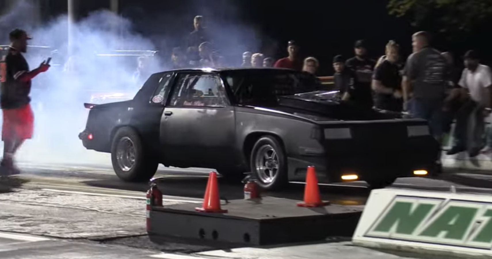 Side View - Chevrolet Monte Carlo at Drag Race At King Of Columbus National Trail Raceway 