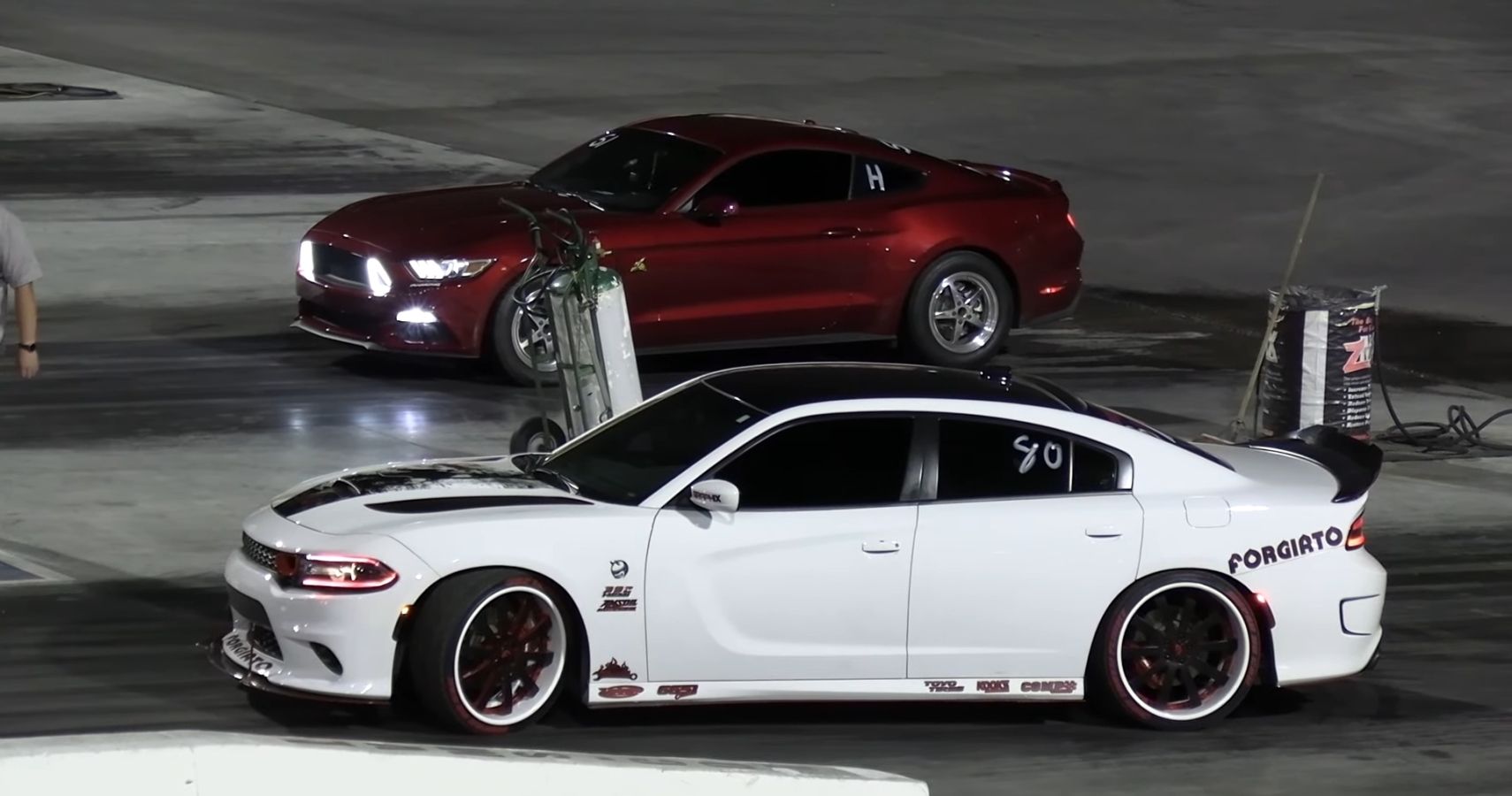 Discover Out If A Ford Mustang EcoBoost Can Beat A Dodge Charger 392