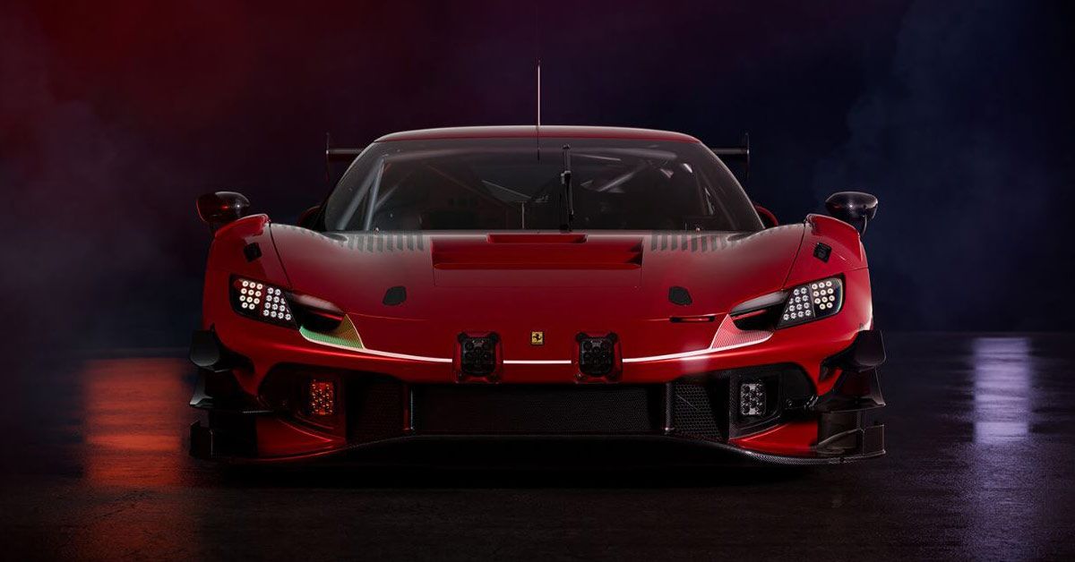 Ferrari-296-GT3-Racecar-(Red)--Front