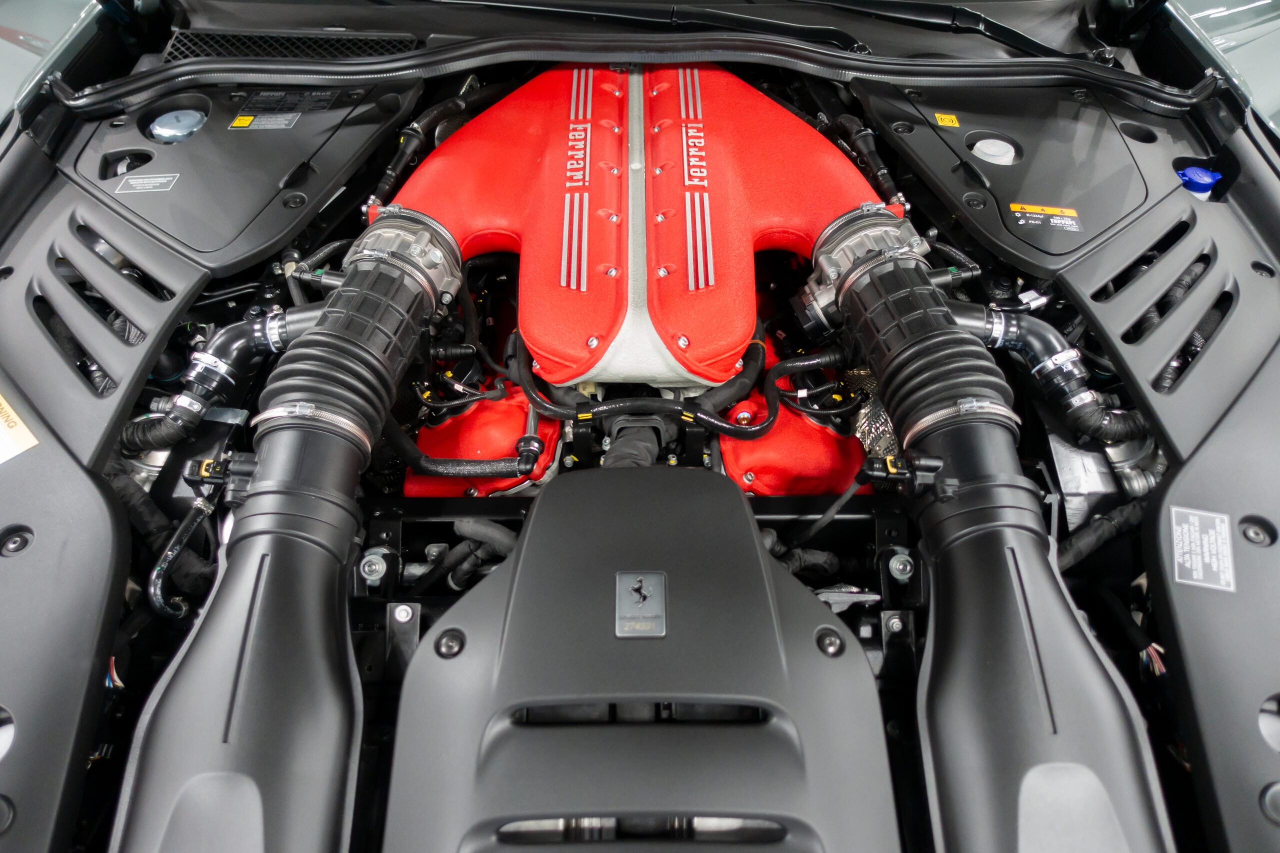 Ferrari 812 Competizione Engine Bay