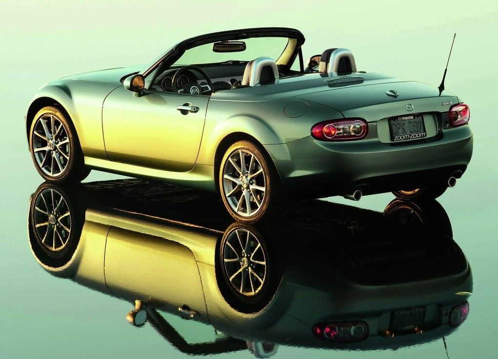 Green 2011 Mazda MX-5 Miata Special Edition Rear View 