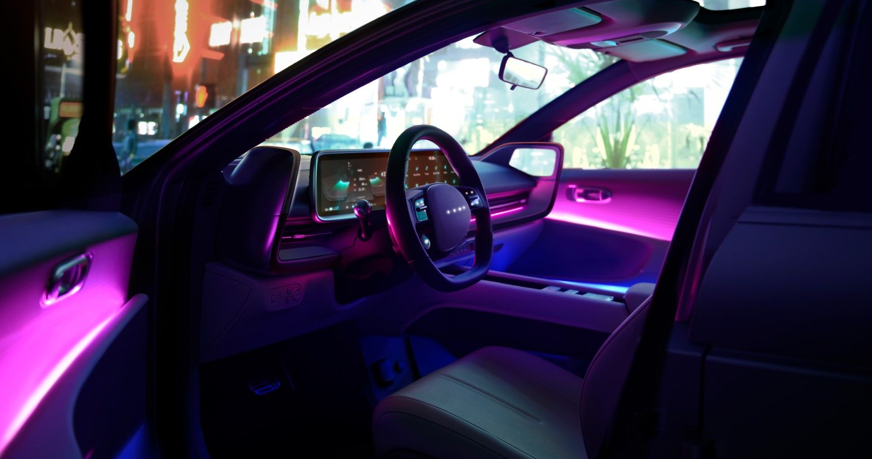 Hyundai Ioniq 6 interior view