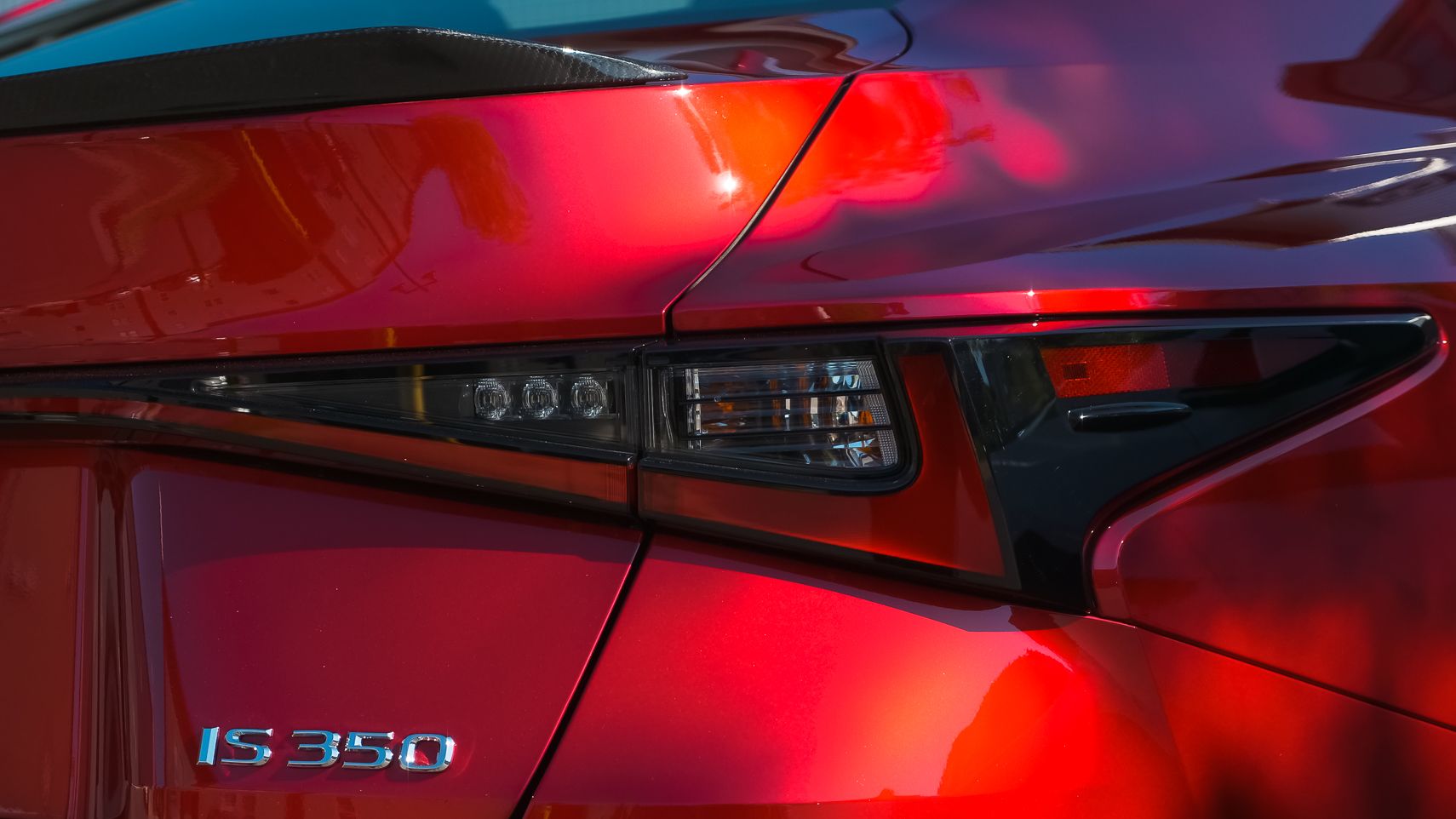 2022 Lexus IS350 F SPORT rear lights
