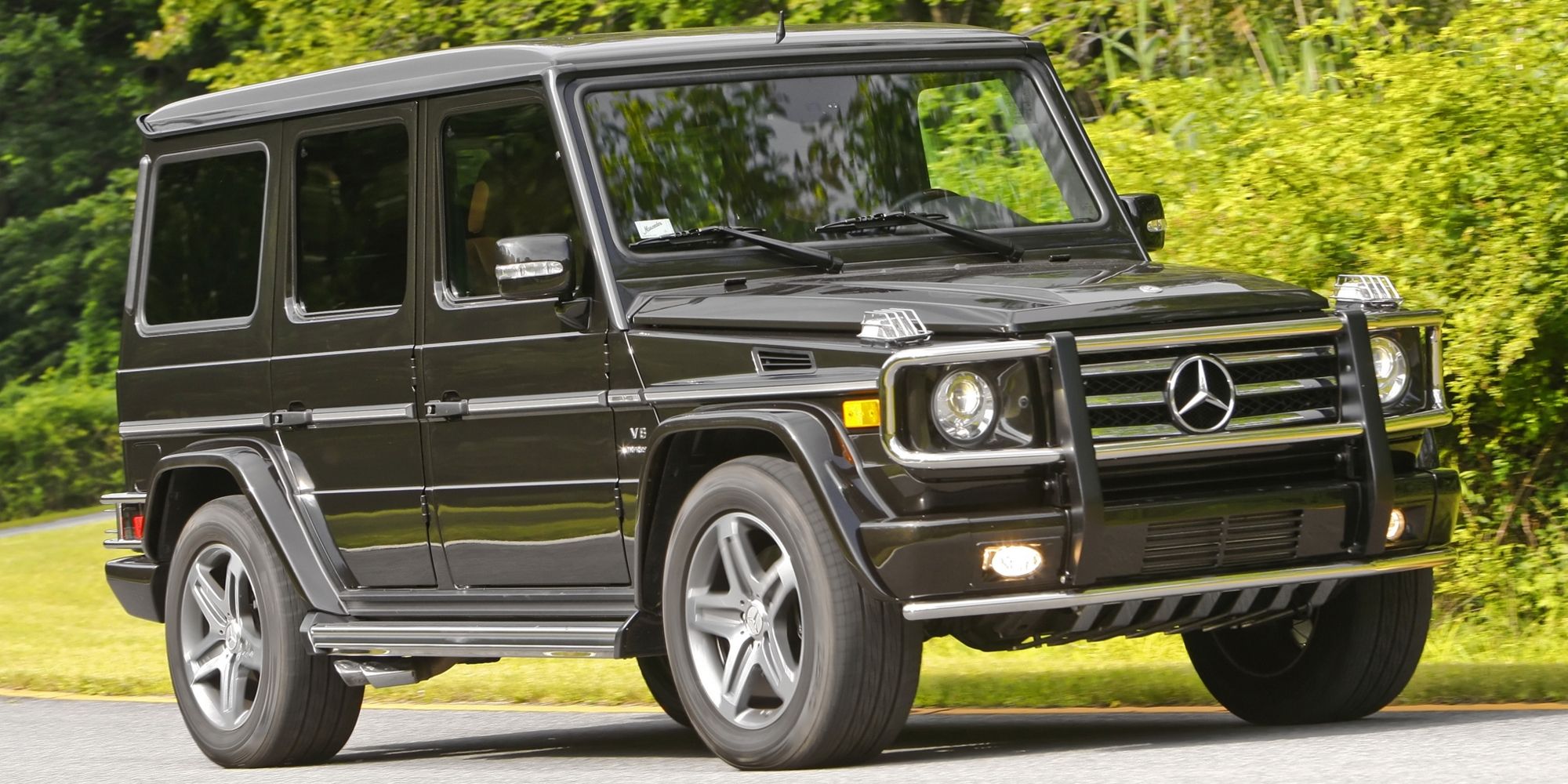 مرسيدس G55 Kompressor AMG Front Quarter Driving