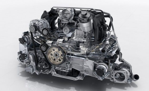 Porsche’s Twin-Turbocharged 3.8-Liter Flat-Six Engine - 691 HP