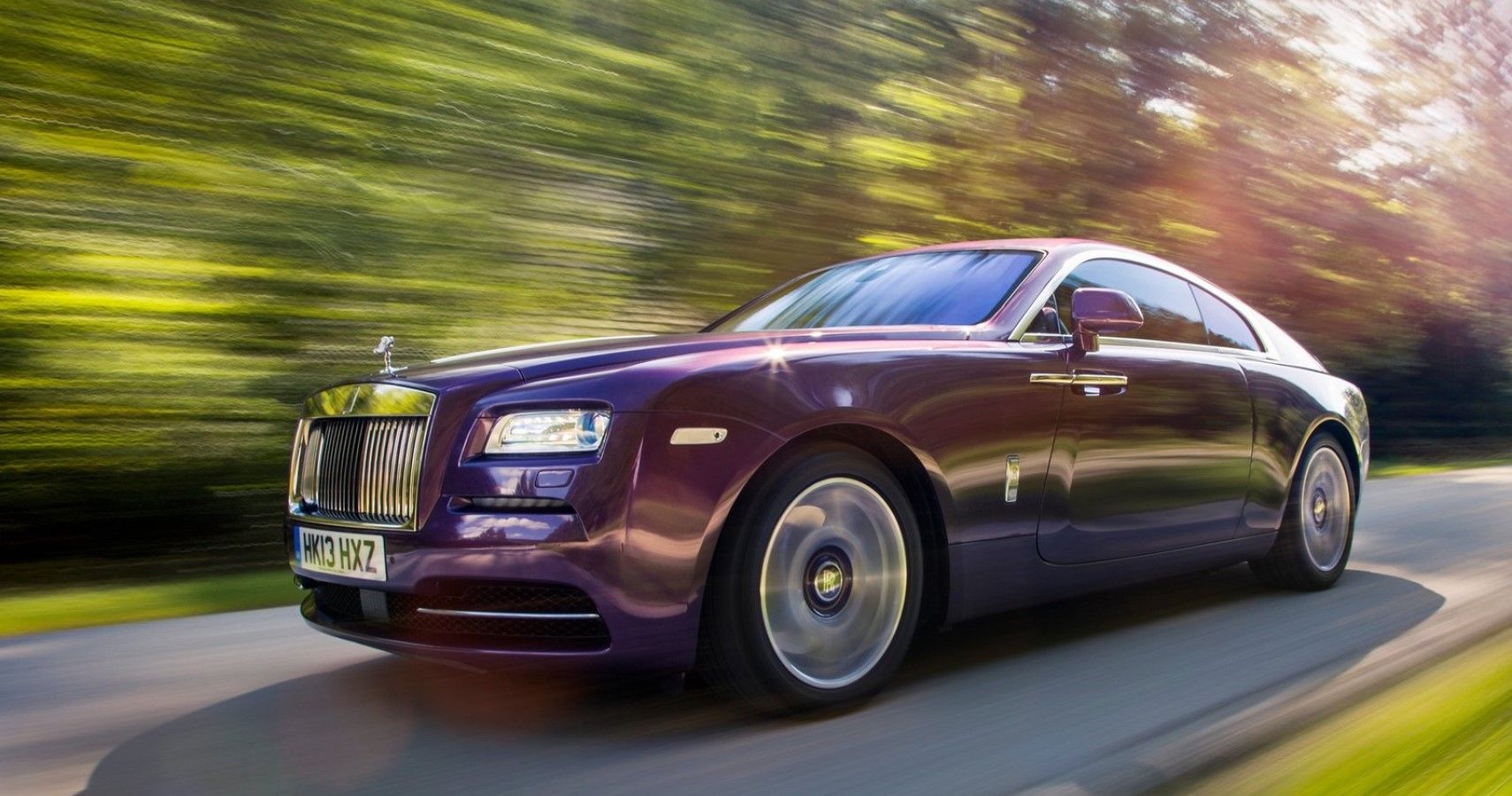 Rolls-Royce Wraith luxury car driving