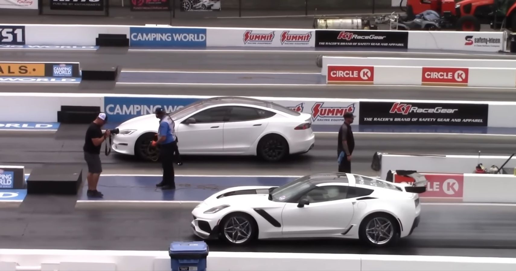 Tesla Model S Plaid Versus Corvette ZR1 Featured Image